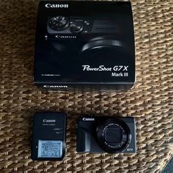 Canon G7X Mark III Camera 