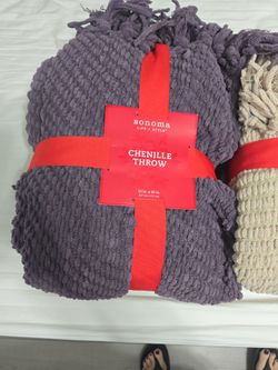 Sonoma chenille throws
