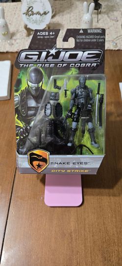 G.i.joe The Rise Of Cobra City Strike Snake Eyes By Hasbro.