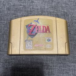 The Legend Of Zelda: Ocarina Of Time (Gold Cartridge)