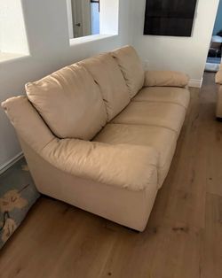 Leather Sofa Set