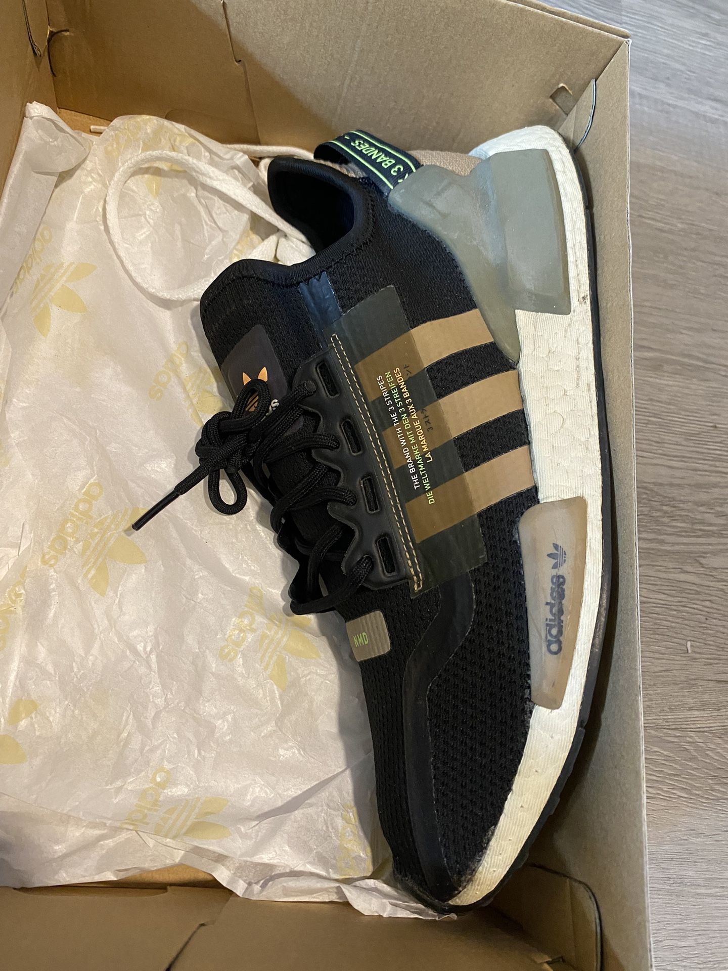 adidas gazelle silver green womens Men's adidas NMD_S1 Shoes - Black main image 0
