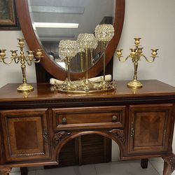 Buffet  Console With Mirror 