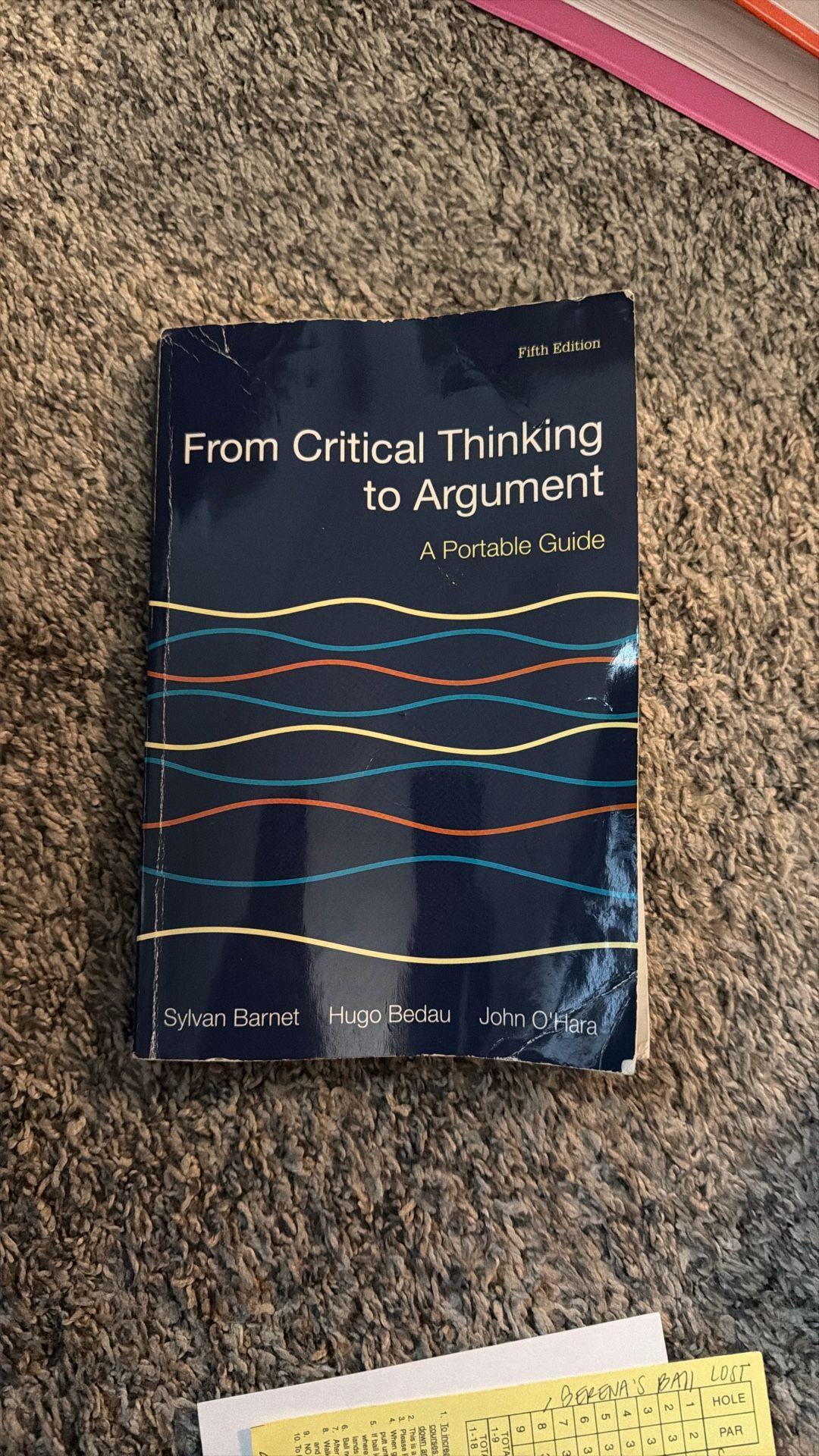 From Critical thinking To Argument