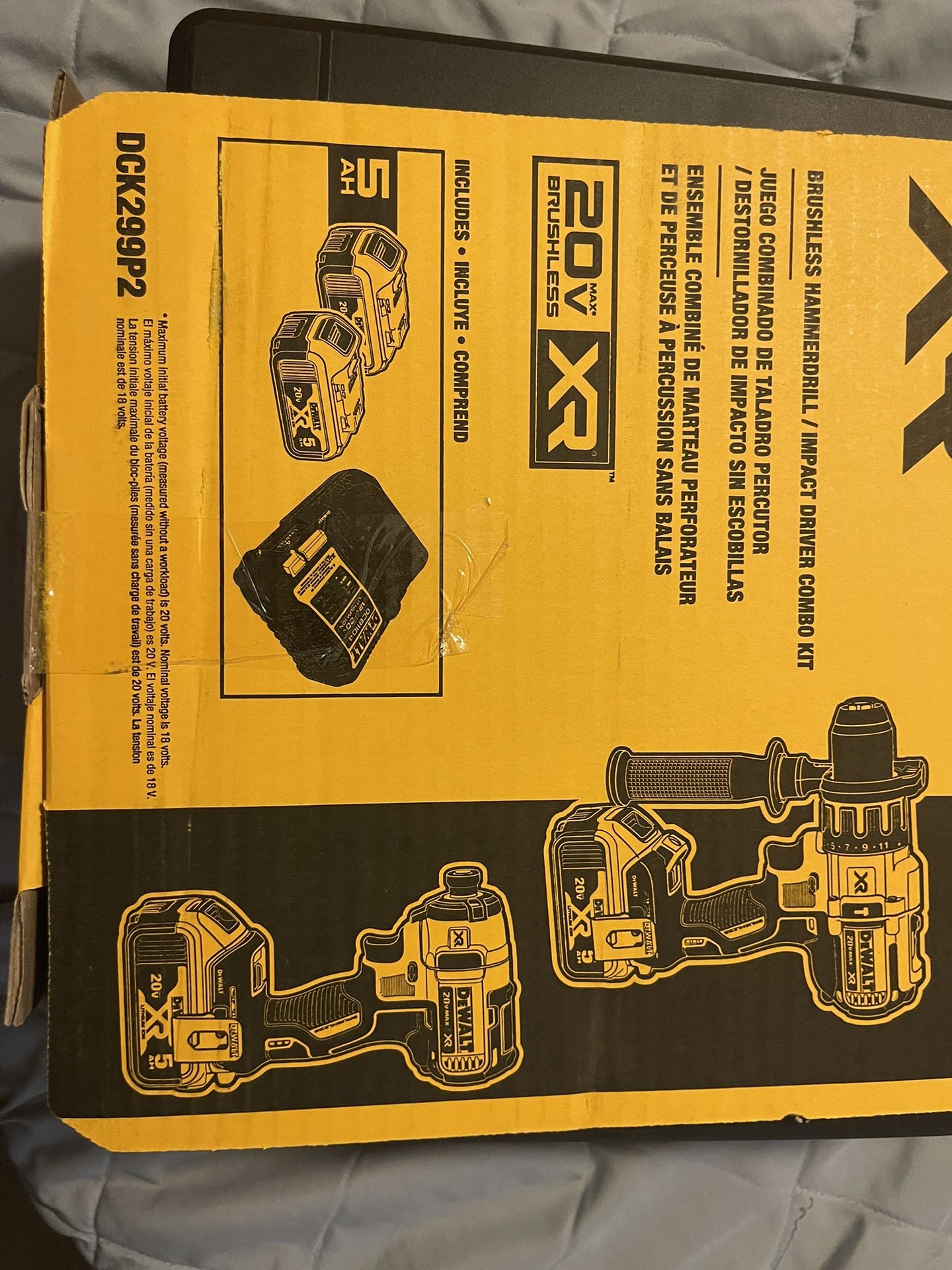 Dcd299p2 DEWALT IMPACT HAMMER KIT NIB
