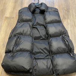 Zara Men Origins Puffer Vest Black Medium