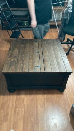 Rustic Wood Trunk Coffee Table