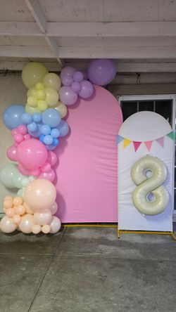 Party backdrop decor