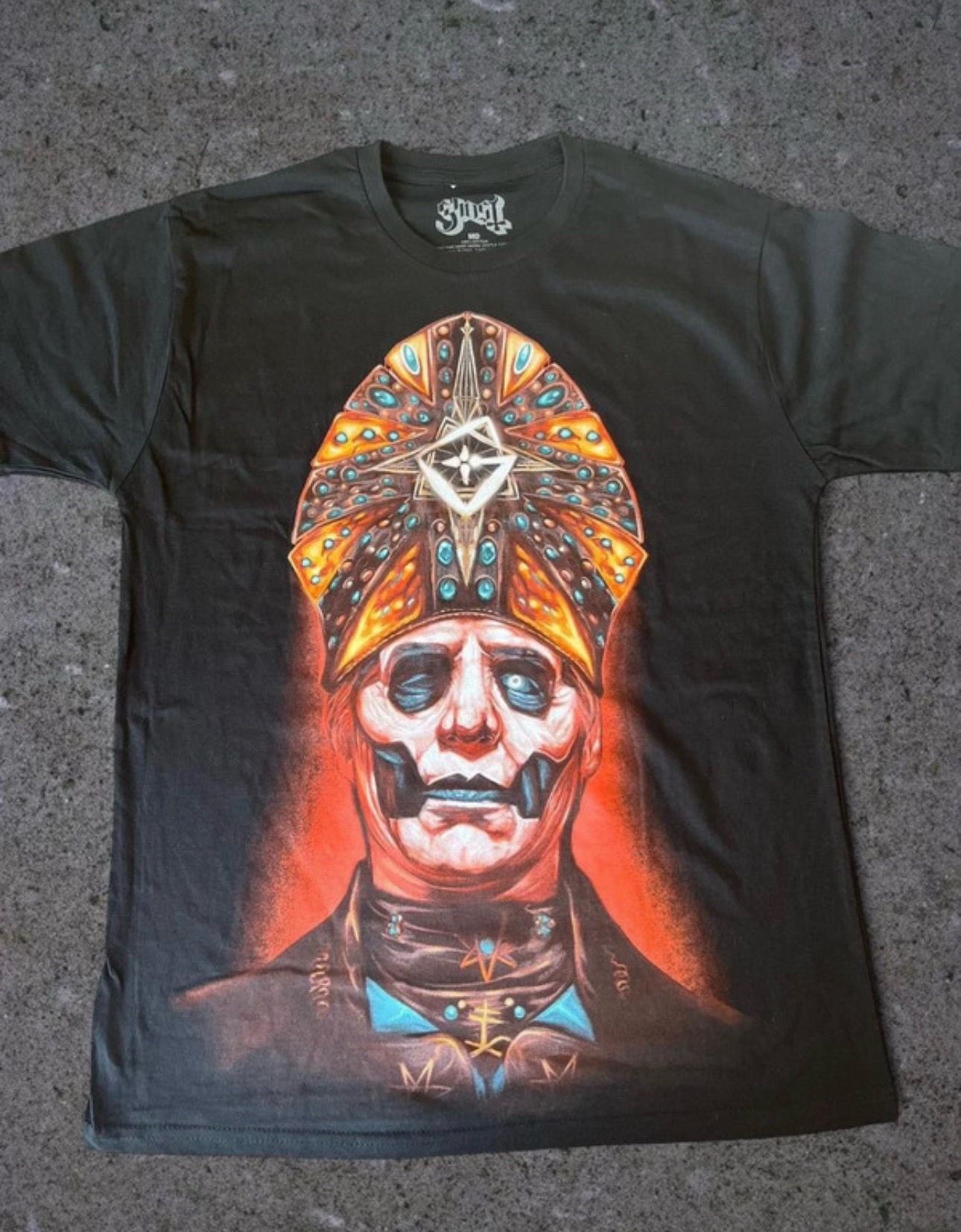 Ghost Band Tee * Papa Emeritus Full Front Graphics * Unisex Medium