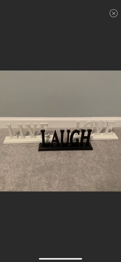 Live*Laugh*Love home decor