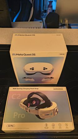 Meta Quest 3s 128gb with RGB head strap