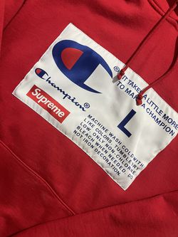 Supreme Champion Logo Hoodie Red for Sale in Old Bridge, NJ - OfferUp