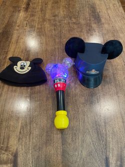 Disneyland Resort Mickey Ears Conductor Hat, Beanie & Bubble Maker
