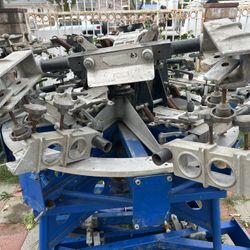 Hopkins Eight Color, Eight Station Silk Screening Machine