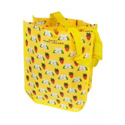 NEW Daisy Marc Jacobs Summer Tote Bag Yellow Floral Strawberry