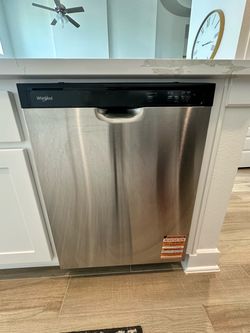 Whirlpool 25 inch stainless steel dishwasher