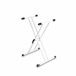 Gravity GKSX2W Keyboard Stand X-Form, Double, White