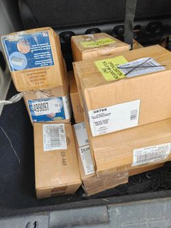 (100 BOX) Amerimax (contact info removed) Step Flashing Mill Unpaint Aluminum Pre-Bent 4"x4"x8"