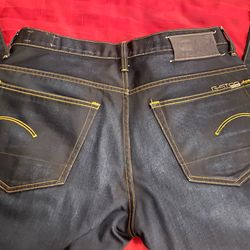 G-Star Men's Raw 3301 Straight Fit Denim Jeans Size 36x34