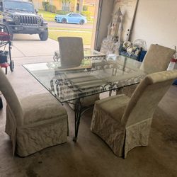 Dining Table With 4 Chairs And Coffee Table 
