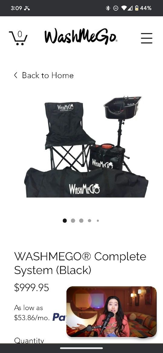 Portable Shampoo System Wash And Go