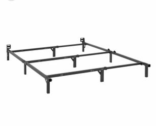 Mainstays 7" Heavy Duty Adjustable Metal Bed Frame, Adjusts Twin - Queen