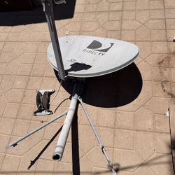 DIRECTV Slimline Satellite Dish with Mount & LNB – Complete Setup