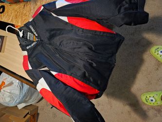 Motorcycle jacket and backpack