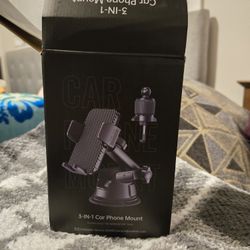 3-IN-1 Car Phone Mount (New)