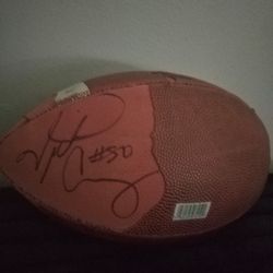 Signed Victor Cruz Football