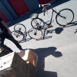 Three Speed Kickback Vintage Tricycle With Extra Axle