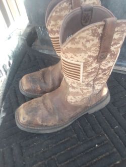 Ariat steel toe work boots