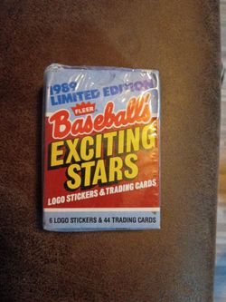 1989 Fleer Baseball's Exciting Stars Card Set