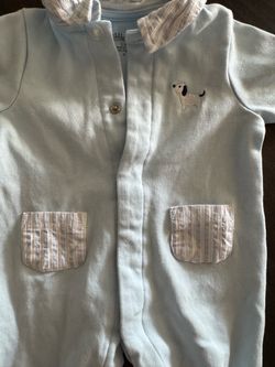 Baby Boy Light Blue Romper 3 Months