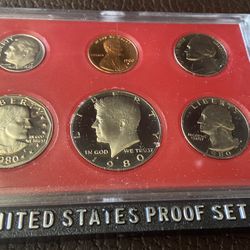United States Proof Set 1980