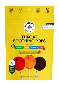 Beekeeper's Naturals Throat Soothing Pops