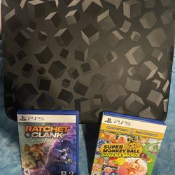 Ps5 Carrying Case & Games Bundle