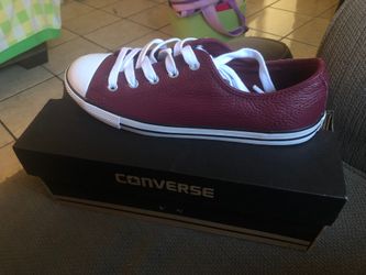 Brand New Leather Converse