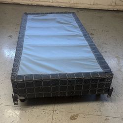 Twin size frame, boxspring, mattress (not pictured)
