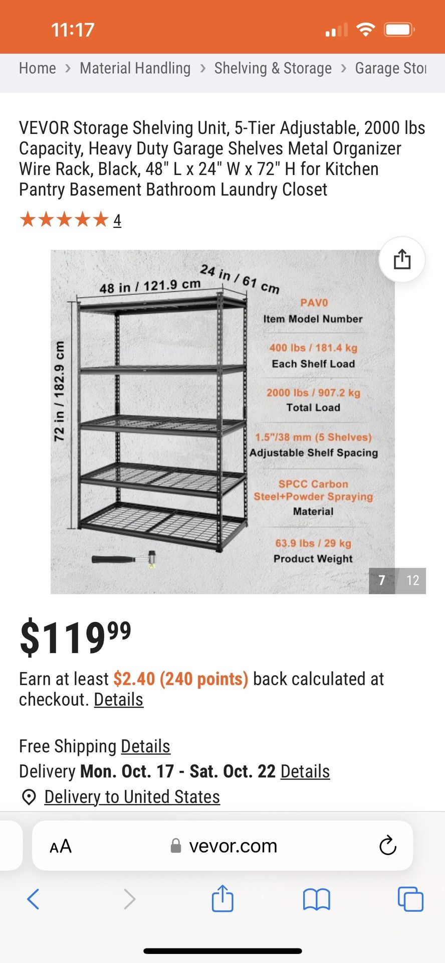 Garage Racks Storage Holders Metal Shelving