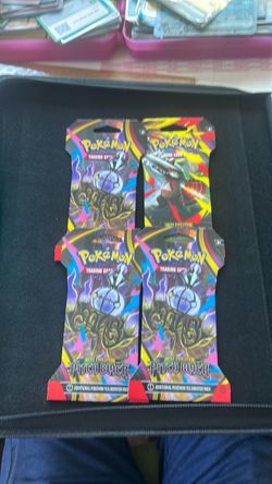 Sleeved pitch black booster packs