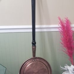 Antique English Copper Bed Warmer