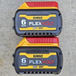 Dewalt 60v Flexvolt Batteries 6.0 Ah Brand New