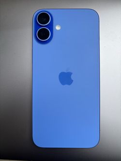 iPhone 16 plus blue unlocked mint condition