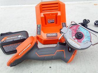 18V SubCompact Brushless Cordless 3 in. Multi-Material Saw with (3) Cutting Wheels. & Rapid Charger & 4ah Battery Brand NEW Never Used