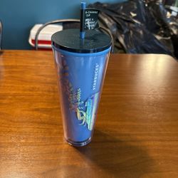 Starbucks Mermaid Tumbler Venti Color Change Blue Holographic Cold Cup from 2021