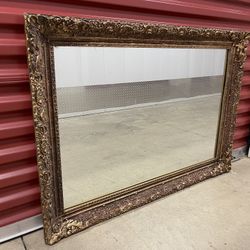 Large Vintage Victorian-Style Mirror