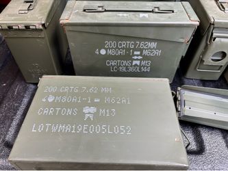 Military Surplus Ammo cans