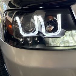 2004-2009 F150 BLACK HEADLIGHTS