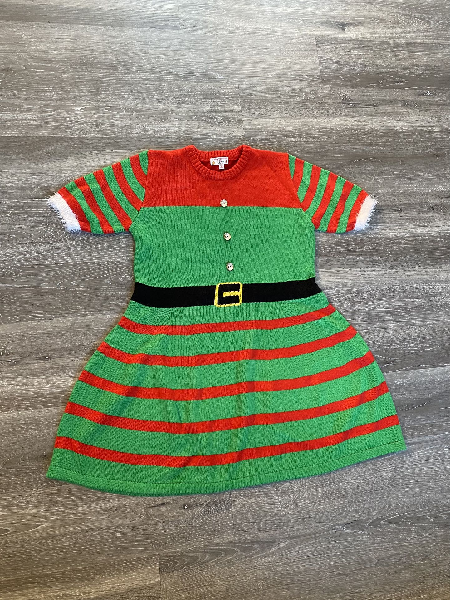 green christmas jumper dress Girls Reindeer dress - Monogrammed Christmas Dress